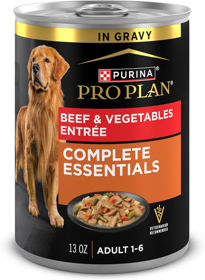 Purina Pro Plan High Protein, Gravy Adult Wet Dog Food - (12) 13 Oz. Cans